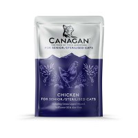 CANAGAN Senior/Sterilised , Pui, plic hrană umedă fără cereale pisici sterilizate senior, (în supă), 85g - 1