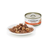 CANAGAN, Ton și Creveți, conservă hrană umedă fără cereale pisici junior & adult, (în suc propriu), 75g - 4