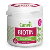 CANVIT Biotin, supliment piele & blană câini CANVIT Biotin, XS-S, supliment piele & blană câini, flacon, 230g - 1