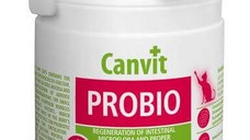 CANVIT Probio, supliment sistem digestiv si probiotice pisici CANVIT Probio, supliment sistem digestiv & probiotice pisici, flacon, 100g