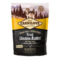 CARNILOVE Fresh Muscles, Bones & Joints S-XL, Pui și Iepure, hrană uscată fără cereale câini, sensibilitați articulare, 1.5kg - 1