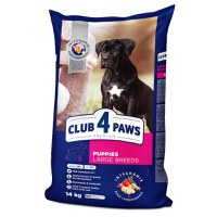 CLUB 4 PAWS Premium Puppies Large Breed, L-XL, Pui, hrană uscată câini, 14kg - 1