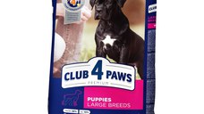 CLUB 4 PAWS Premium Puppies Large Breed, L-XL, Pui, hrană uscată câini, 14kg