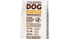 COUNTRY DOG FOOD Light & Senior, XS-XL, Pui, hrană uscată câini senior, obezitate, 15kg