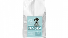 Devora Grain Free Dog Starter cu Curcan, Hering si Mazare, 7.5 kg