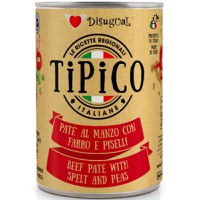 DISUGUAL Tipico, XS-XL, Vită, conservă hrană umedă câini, (pate), 400g - 1