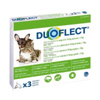 DUOFLECT, spot-on, solutie antiparazitara DUOFLECT, spot-on, soluție antiparazitară, pisici >5kg și câini 2-10kg, 3 pipete - 1