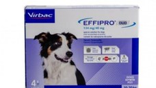 EFFIPRO Duo SD, deparazitare externă câini, pipetă repelentă, M(10 - 20kg), 4buc