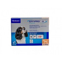 EFFIPRO Duo SD, deparazitare externă câini, pipetă repelentă, XS-S(2 - 10kg), 4buc - 1