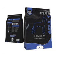 EXTRU-CAN Adult, XS-XL, Pui, hrană uscată câini, 10kg - 1