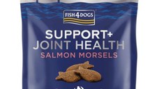 FISH4DOGS Support+ Joint Health, XS-XL, Somon, punguță recompense funcționale fără cereale câini, sistem articular, 225g