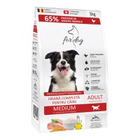 FOR DOG Adult Medium, M, Pasăre, hrană uscată câini, 3kg - 1