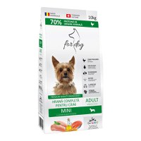 FOR DOG Adult Mini, XS-S, Pasăre, hrană uscată câini, 10kg - 1