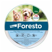 Foresto, deparazitare externă câini, zgardă Foresto, deparazitare externă câini și pisici, zgardă, XS - S, 38 cm, gri, 1buc - 2