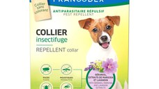 FRANCODEX, deparazitare externă naturală câini, zgardă repelentă FRANCODEX, deparazitare externă naturală câini junior & adult, XS-S(<10kg), zgardă repelentă, 35 cm, gri, 1buc