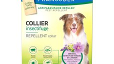 FRANCODEX, deparazitare externă naturală câini, zgardă repelentă FRANCODEX, deparazitare externă naturală câini, L-XL(>20kg), zgardă repelentă, 75 cm, gri, 1buc