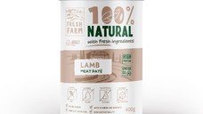 FRESH FARM Smooth, XS-XL, Miel, conservă hrană umedă câini, (pate), 400g