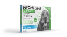 Frontline Combo, soluție spot-on antiparazitara, caini FRONTLINE Combo, spot-on, soluție antiparazitară, câini 10-20kg, 3 pipete