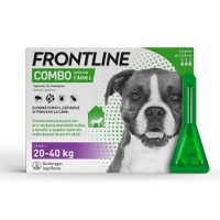 Frontline Combo, soluție spot-on antiparazitara, caini FRONTLINE Combo, spot-on, soluție antiparazitară, câini 20-40kg, 3 pipete - 3