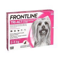 Frontline Tri-Act, solutie spot-on antiparazitară, câini FRONTLINE Tri-Act, spot-on, soluție antiparazitară, câini 2-5kg, 3 pipete - 1