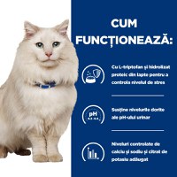 HILL'S Prescription Diet c/d Urinary Multicare Stress, Pui, dietă veterinară pisici, hrană uscată, afecțiuni urinare HILL'S Prescription Diet c/d Multicare Stress, Pui, dietă veterinară pisici, hrană uscată, sistem urinar, sistem nervos, 1.5kg - 8