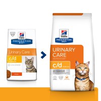 HILL'S Prescription Diet c/d Urinary, Pui, dietă veterinară pisici, hrană uscată, afecțiuni urinare HILL'S Prescription Diet c/d Urinary, Pui, dietă veterinară pisici, hrană uscată, sistem urinar, 3kg - 5