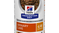 HILL'S Prescription Diet c/d Urinary + Weight Care, Pui cu Legume, dietă veterinară câini, conservă hrană umedă, afecțiuni urinare HILL'S Prescription Diet c/d Urinary Care, Pui cu Legume, dietă veterinară câini, conservă hrană umedă, sistem urinar, (în