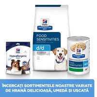 HILL'S Prescription Diet d/d Food Sensitivities, Rață cu Orez, dietă veterinară câini, hrană uscată, sensibilități digestive HILL'S Prescription Diet d/d Food Sensitivities, Rață cu Orez, dietă veterinară câini, hrană uscată, piele si blana, sistem diges - 11