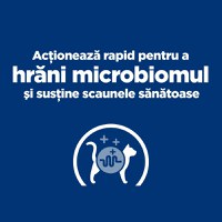 HILL'S Prescription Diet Gastrointestinal Biome, Pui, dietă veterinară pisici, hrană uscată, afecțiuni digestive HILL'S Prescription Diet Gastrointestinal Biome, Pui, dietă veterinară pisici, hrană uscată, sistem digestiv, 3kg - 4