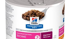 HILL'S Prescription Diet Gastrointestinal Biome, XS-XL, Pui, dietă veterinară, conservă hrană umedă câini, sistem digestiv, (pate), 200g