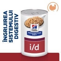 HILL'S Prescription Diet i/d Digestive Care, Curcan, dietă veterinară câini, conservă hrană umedă, sistem digestiv, (în sos), 360g - 7