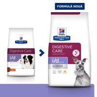 HILL'S Prescription Diet i/d Digestive Care Low Fat, Pui, dietă veterinară câini, hrană uscată, sensibilități digestive HILL'S Prescription Diet i/d Digestive Care Low Fat, Pui, dietă veterinară câini, hrană uscată, sistem digestiv, 1.5kg - 1