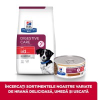 HILL'S Prescription Diet i/d Digestive Care Stress Mini, Pui, dietă veterinară câini, hrană uscată, sensibilități digestive HILL'S Prescription Diet i/d Digestive Care Stress Mini, Pui, dietă veterinară câini, hrană uscată, sistem digestiv, 1kg - 10