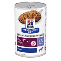 HILL'S Prescription Diet i/d Low Fat, XS-XL, Pui, dietă veterinară, conservă hrană umedă câini, sistem digestiv, obezitate, (pate), 200g - 1