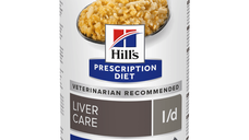 HILL'S Prescription Diet l/d, dietă veterinară câini, conservă hrană umedă, afecțiuni hepatice, 370g