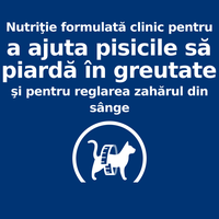 HILL'S Prescription Diet m/d Diabetes Care, Pui, dietă veterinară pisici, conservă hrană umedă, metabolism (obezitate si diabet), (în sos), 156g - 5