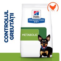 HILL'S Prescription Diet Metabolic Mini, dietă veterinară câini, hrană uscată, afecțiuni metabolice (obezitate) HILL'S Prescription Diet Metabolic Mini, dietă veterinară câini, hrană uscată, metabolism (obezitate si diabet), 1kg - 2