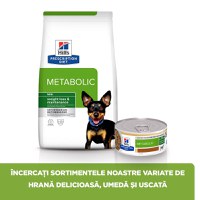 HILL'S Prescription Diet Metabolic Mini, dietă veterinară câini, hrană uscată, afecțiuni metabolice (obezitate) HILL'S Prescription Diet Metabolic Mini, dietă veterinară câini, hrană uscată, metabolism (obezitate si diabet), 1kg - 6