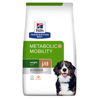 HILL'S Prescription Diet Metabolic + Mobility, Pui, dietă veterinară câini, hrană uscată, afecțiuni metabolice (obezitate) și afecțiuni articulare HILL'S Prescription Diet Metabolic + Mobility, Pui, dietă veterinară câini, hrană uscată, metabolism (obezi - 1