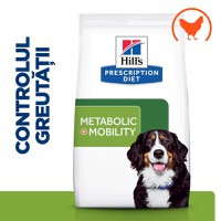 HILL'S Prescription Diet Metabolic + Mobility, Pui, dietă veterinară câini, hrană uscată, afecțiuni metabolice (obezitate) și afecțiuni articulare HILL'S Prescription Diet Metabolic + Mobility, Pui, dietă veterinară câini, hrană uscată, metabolism (obezi - 8