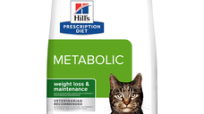 HILL'S Prescription Diet Metabolic, Ton, dietă veterinară, hrană uscată pisici, managementul greutății, 1.5kg