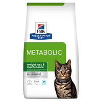 HILL'S Prescription Diet Metabolic, Ton, dietă veterinară, hrană uscată pisici, managementul greutății, 1.5kg - 1