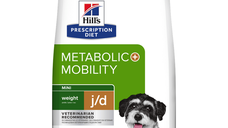 HILL'S Prescription Diet Metabolic + Weight Mini, dietă veterinară câini, hrană uscată, afecțiuni metabolice (obezitate) HILL'S Prescription Diet Metabolic + Mobility Mini, dietă veterinară câini, hrană uscată, metabolism (obezitate si diabet), sistem ar