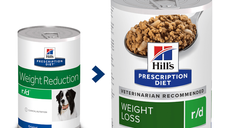 HILL'S Prescription Diet r/d Weight Loss, Pui, dietă veterinară câini, conservă hrană umedă, scădere în greutate, 350g