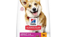 HILL'S SCIENCE PLAN Adult Small&Mini, XS-S, Pui, hrană uscată câini Hill's SP Canine Adult Small & Mini cu Pui, 6 Kg