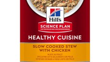 HILL'S Science Plan Healthy Cuisine Kitten, Pui și Tocană de Legume, plic hrană umedă pisici junior, 80g