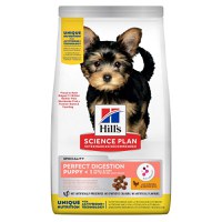 HILL'S Science Plan Perfect Digestion Puppy XS-S, hrană uscată câini junior, sistem digestiv, 3kg - 1