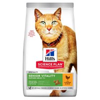 HILL'S SCIENCE PLAN Senior Vitality 7+, Pui, hrană uscată pisici senior, 1.5kg - 1