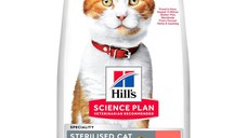 HILL'S Science Plan Sterilised, Somon, hrană uscată pisici sterilizate, 1.5kg