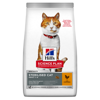 HILL'S SCIENCE PLAN Young Adult Sterilised, Pui, hrană uscată pisici sterilizate HILL'S SCIENCE PLAN Adult Sterilised, Pui, hrană uscată pisici sterilizate, 1.5kg - 1